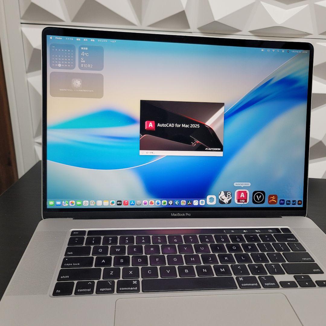 美品 MacBook Pro 16インチ i9 CAD/BIM&3D設計