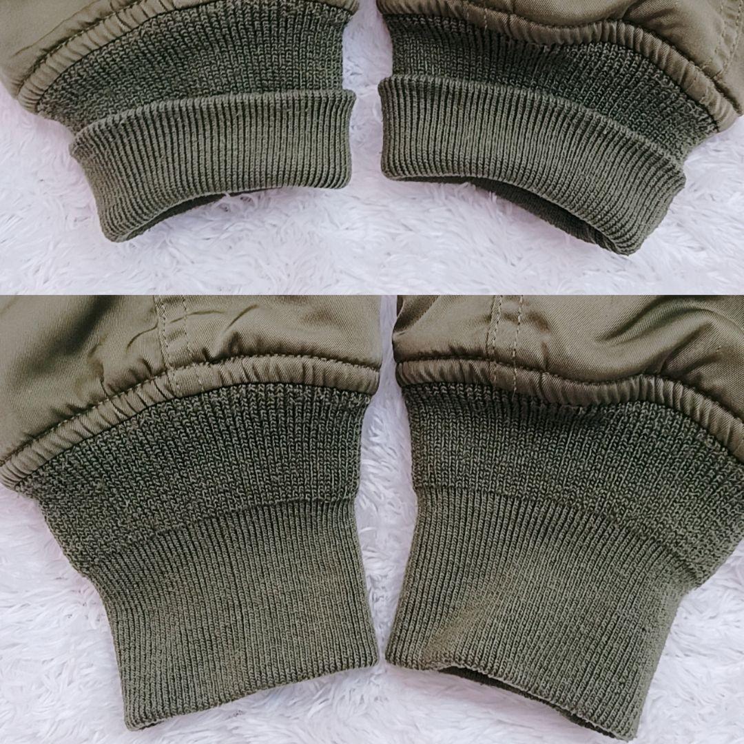 AZUL by moussy N-2B フライトジャケット 短丈 ファー フード