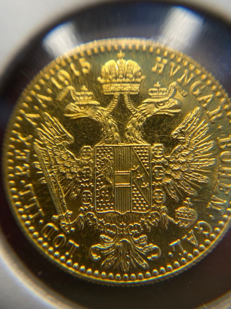 PCGS NCG アンティーク　オーストリア フランツ・ヨーゼフ 金貨