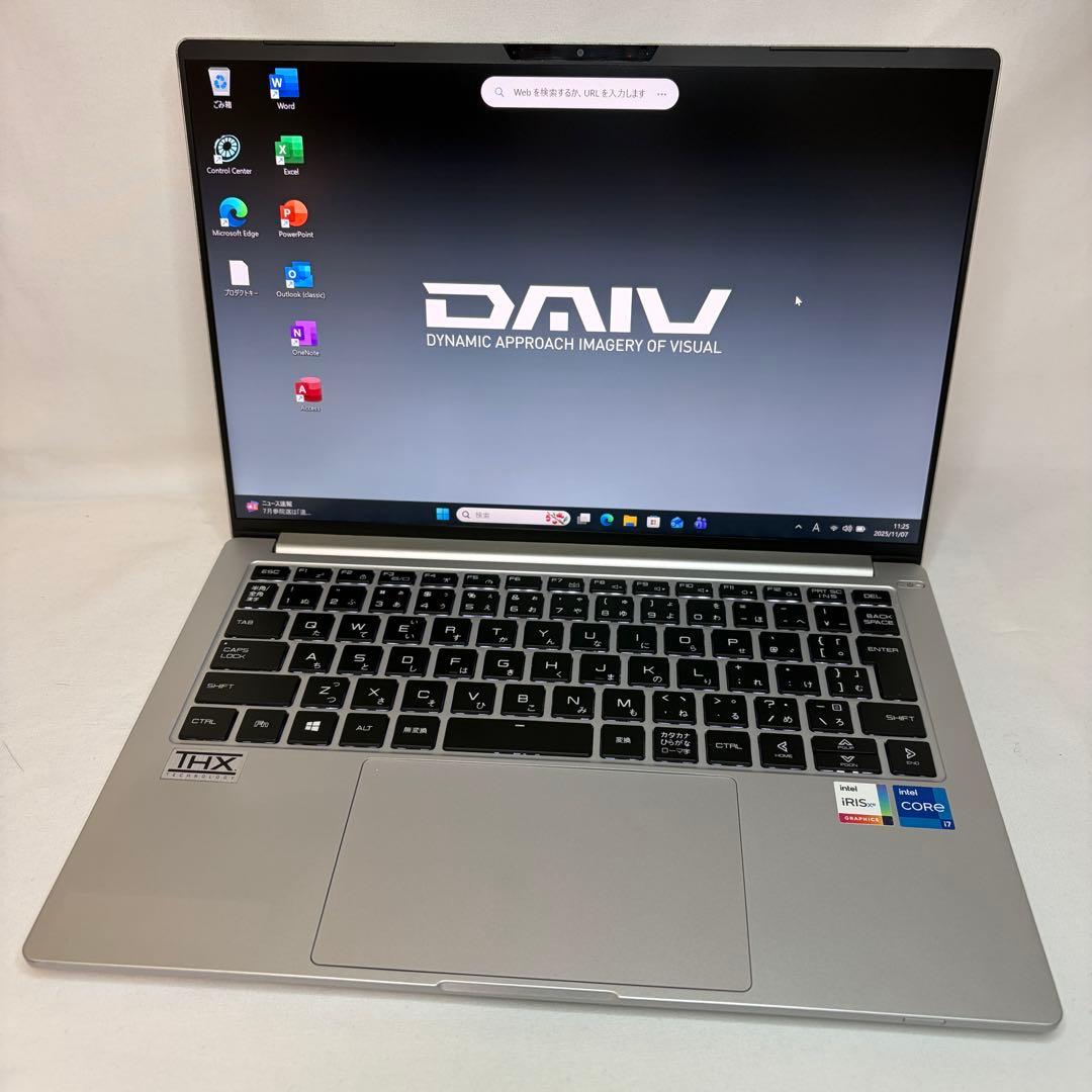 準美品 mouse DAIV 4P 11世代 i7 32GB 512G オフィス