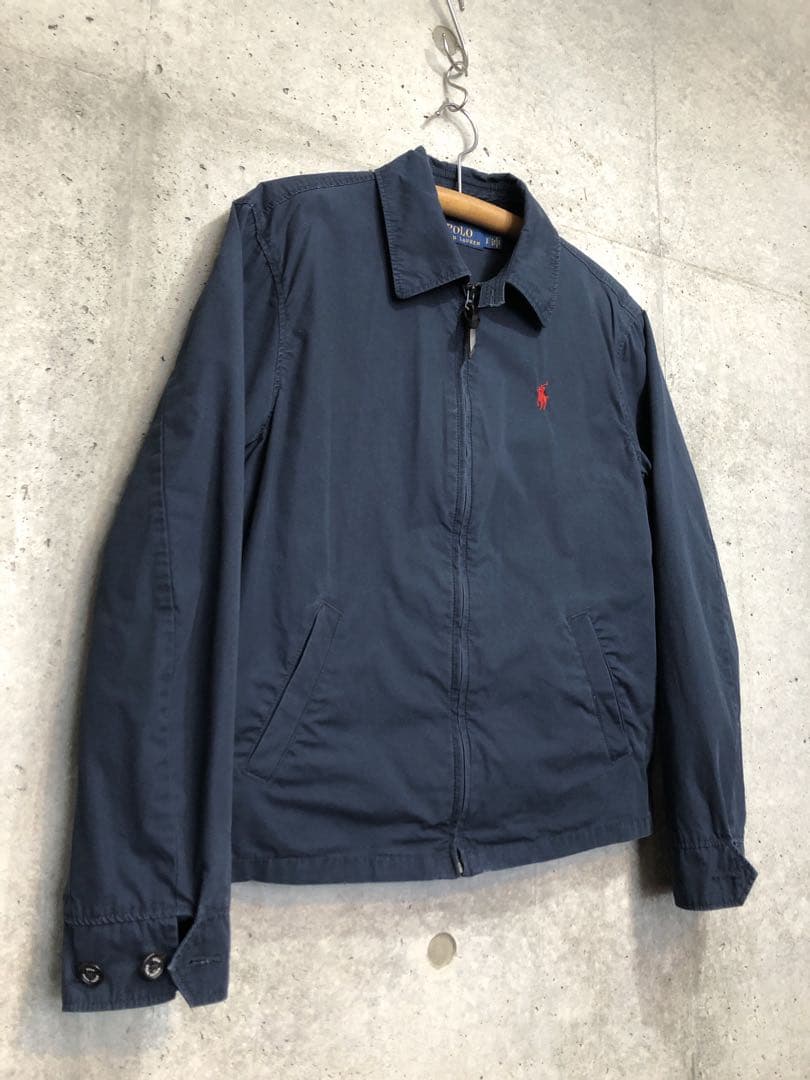 Ralph Lauren ラルフローレン　スウィングトップ　ネイビー　コットン