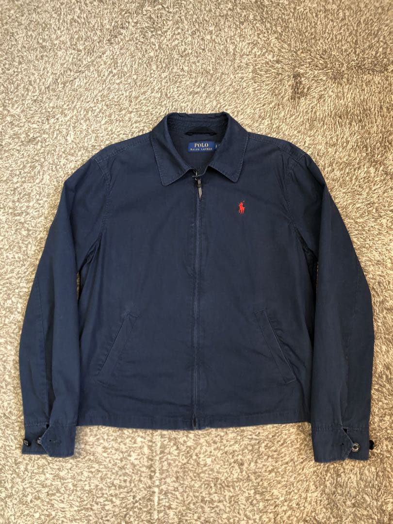 Ralph Lauren ラルフローレン　スウィングトップ　ネイビー　コットン