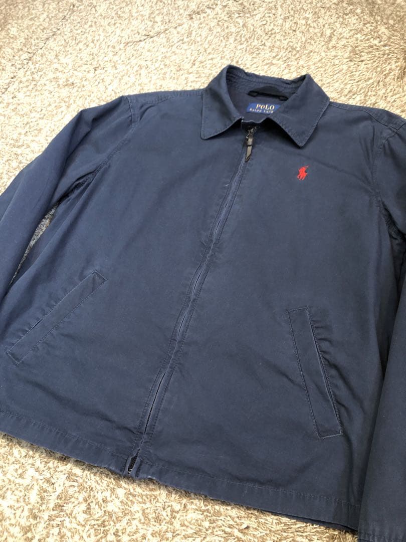 Ralph Lauren ラルフローレン　スウィングトップ　ネイビー　コットン