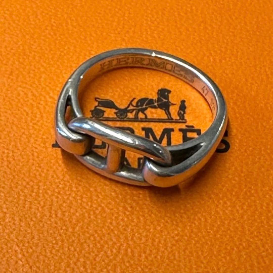 エルメス HERMES シェーヌダンクル リング サイズ47
