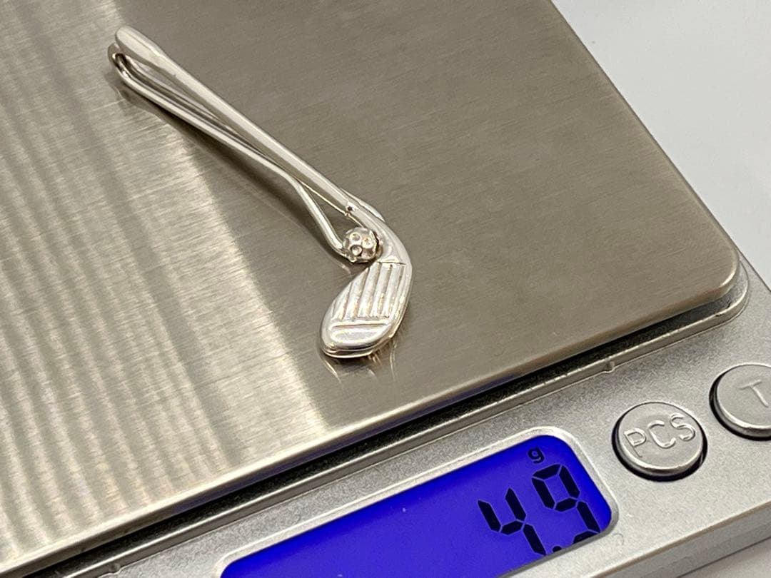 c743 美品　ティファニー　ゴルフクラブ　マネークリップ　ネクタイピン　925