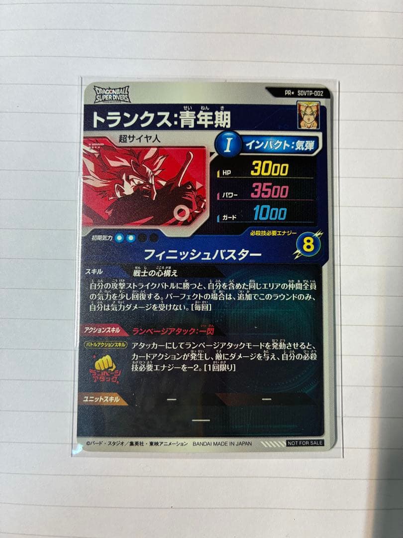 SDVTP-002トランクス:青年期