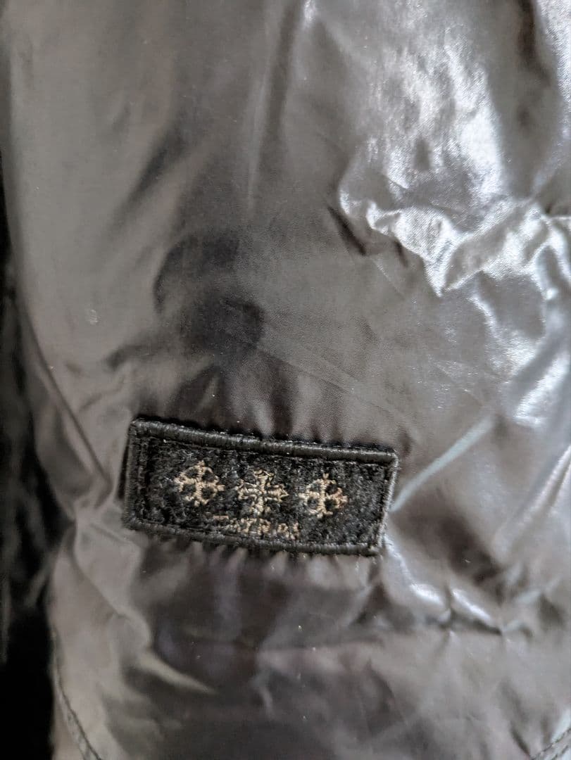 TATRAS フード付きダウンジャケット ブラック/ブルー