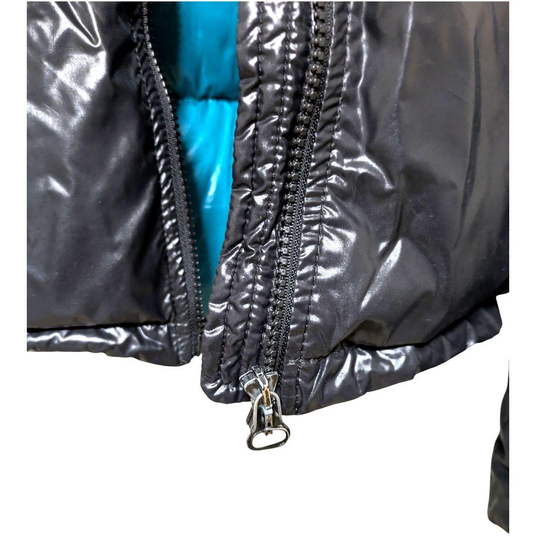 TATRAS フード付きダウンジャケット ブラック/ブルー