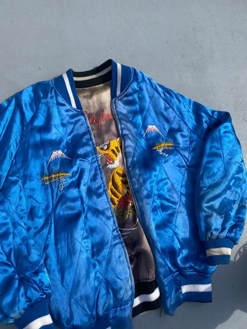 50s 超フェード　スカジャン　超BIG ヴィンテージ　オリジナル　スーベニア