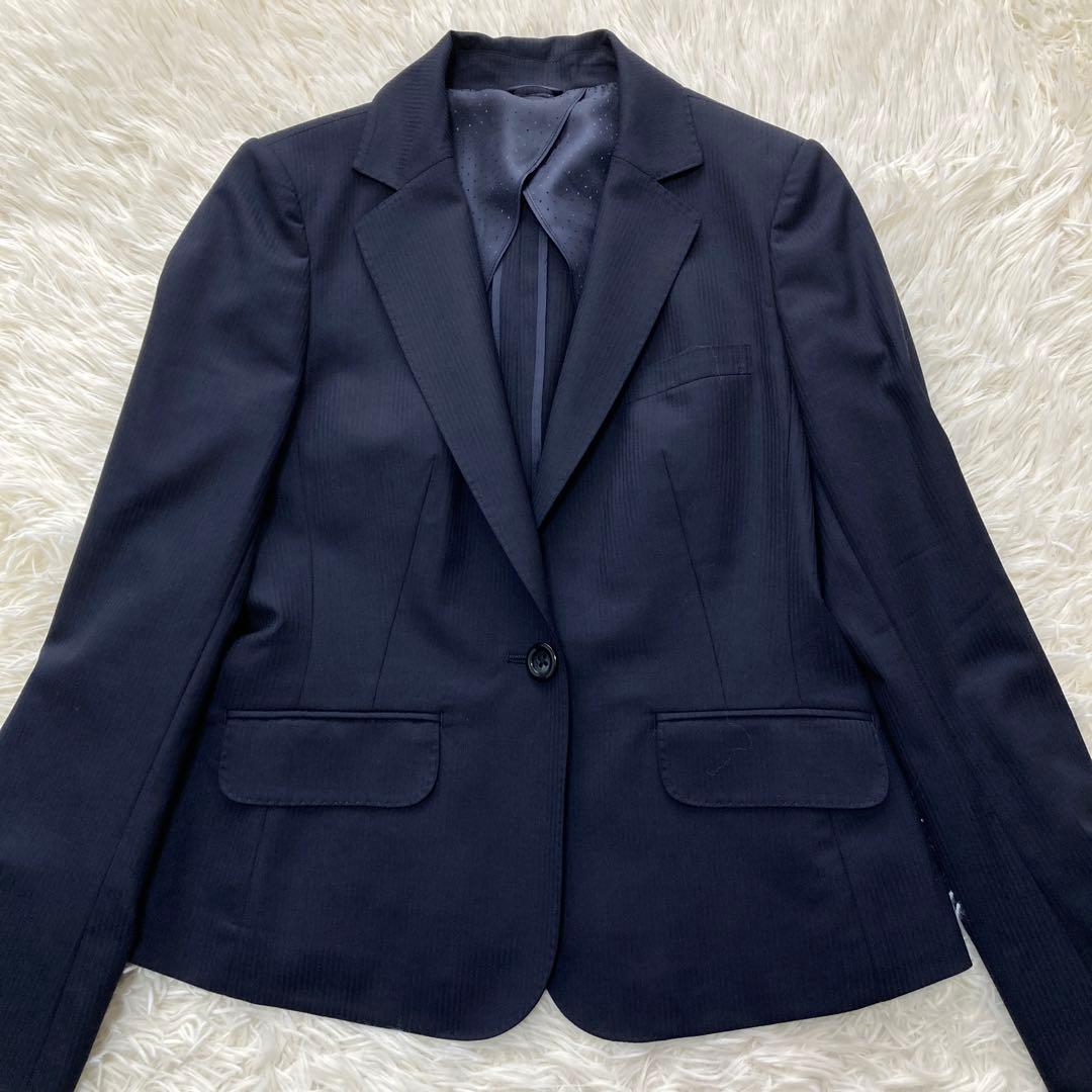 未使用あり✨エヌラインプレシャス 洗える 11号 ストライプ セットアップ