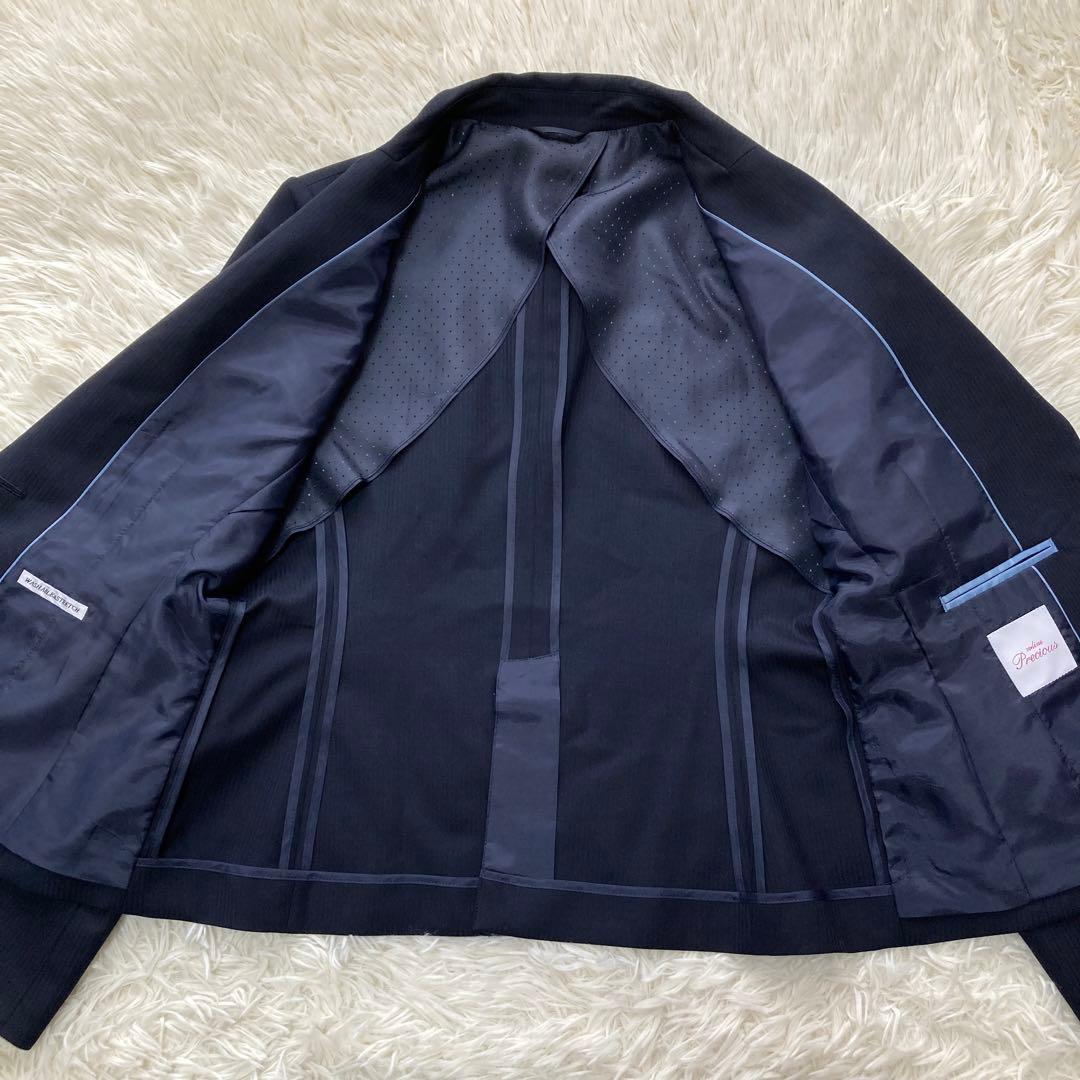 未使用あり✨エヌラインプレシャス 洗える 11号 ストライプ セットアップ