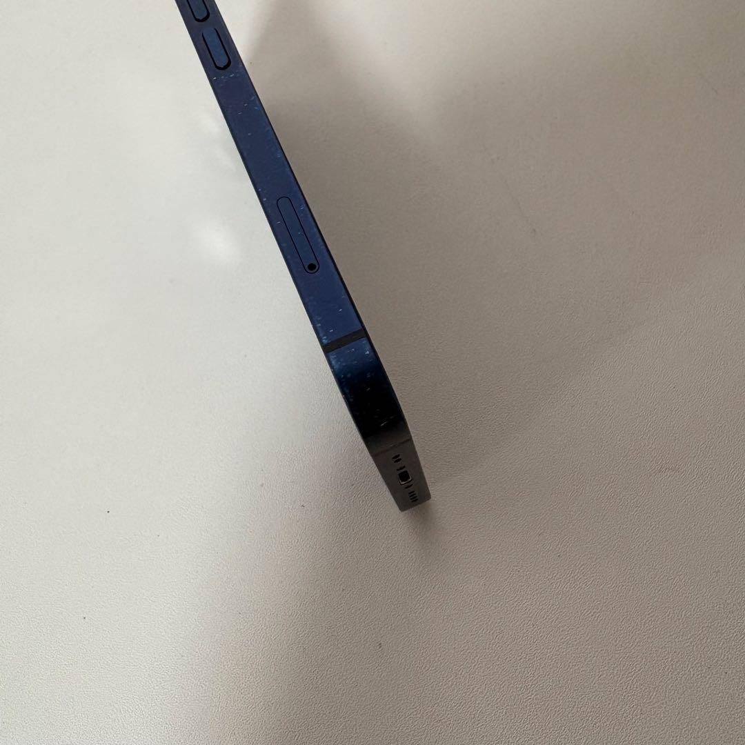 Apple iPhone 12 本体 青色 箱充電ケーブル付きFace ID故障