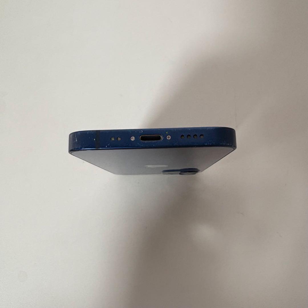 Apple iPhone 12 本体 青色 箱充電ケーブル付きFace ID故障