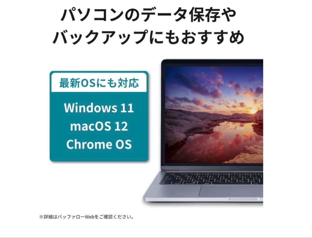 新品未開封!! BUFFALO 外付けハードディスク 4TB