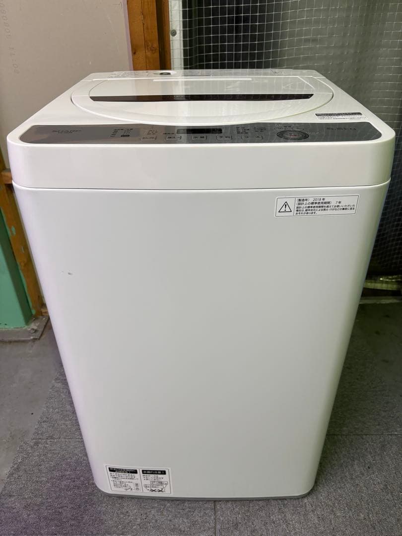 【✨配送設置無料！】00005 シャープ 5.5kg洗濯機