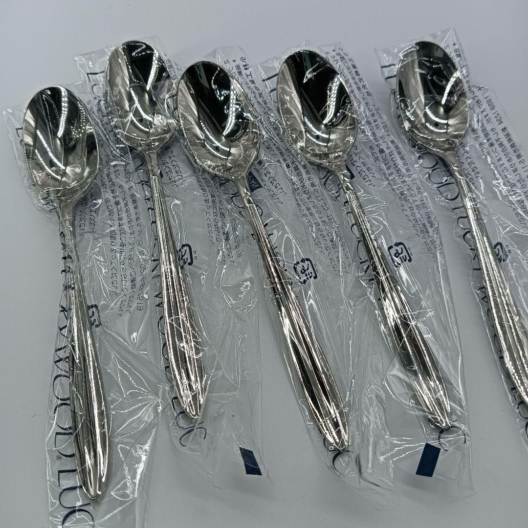未使用　LUCKY WOOD カトラリーセット　25pcs 18-8ステンレス