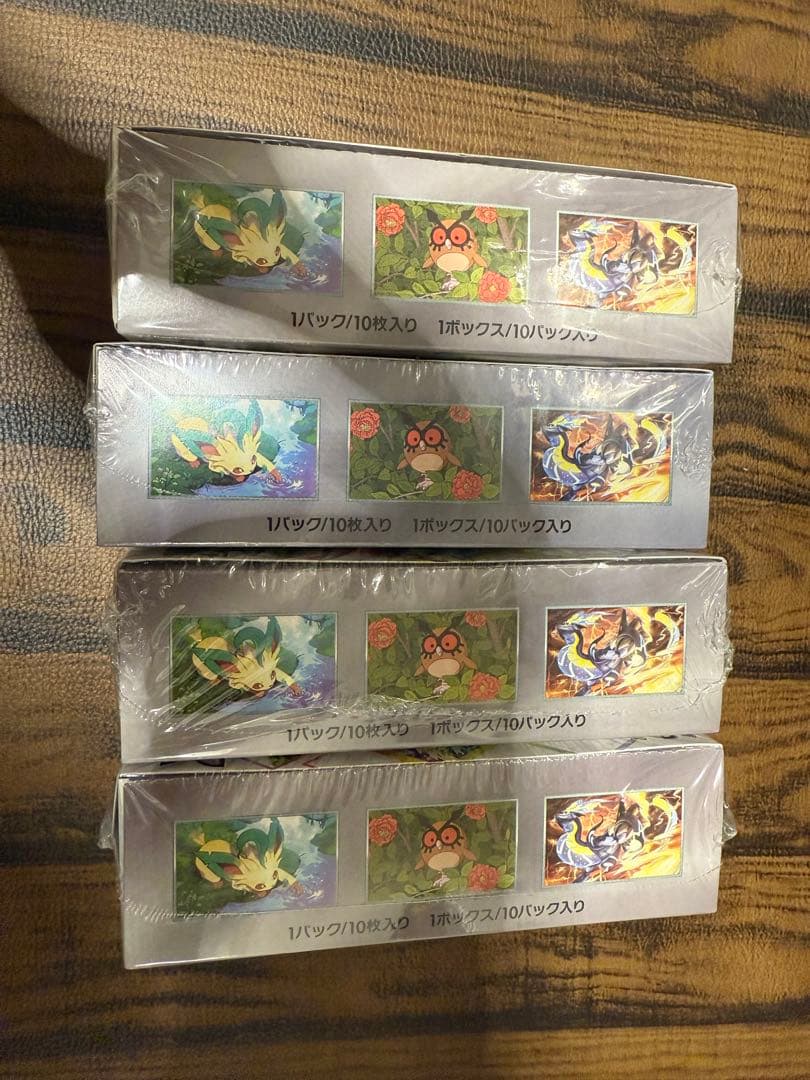 ポケモンカードゲーム テラスタルフェスex 4BOX シュリンク付き 未開封
