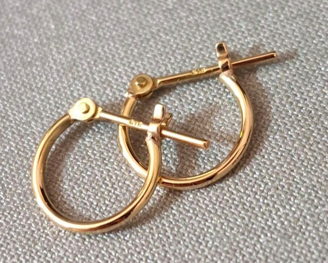 k18 フープピアス メンズ