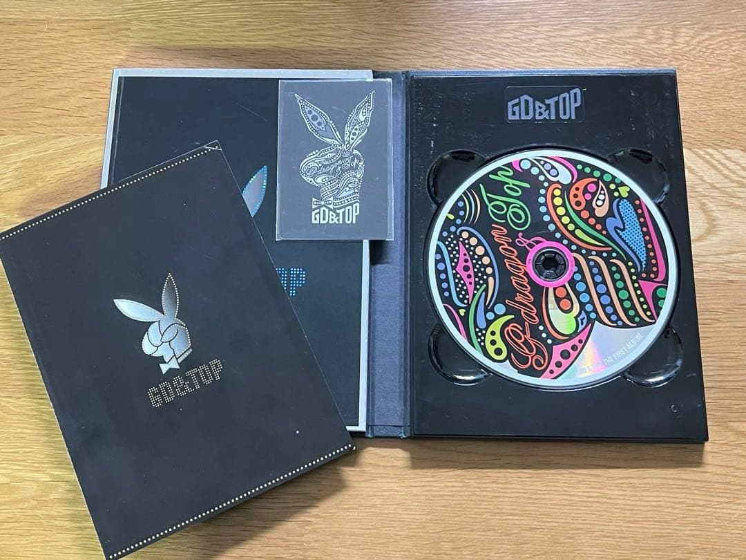 【希少・カード付】GD&TOP (BIGBANG) 1stアルバム 青ロゴ