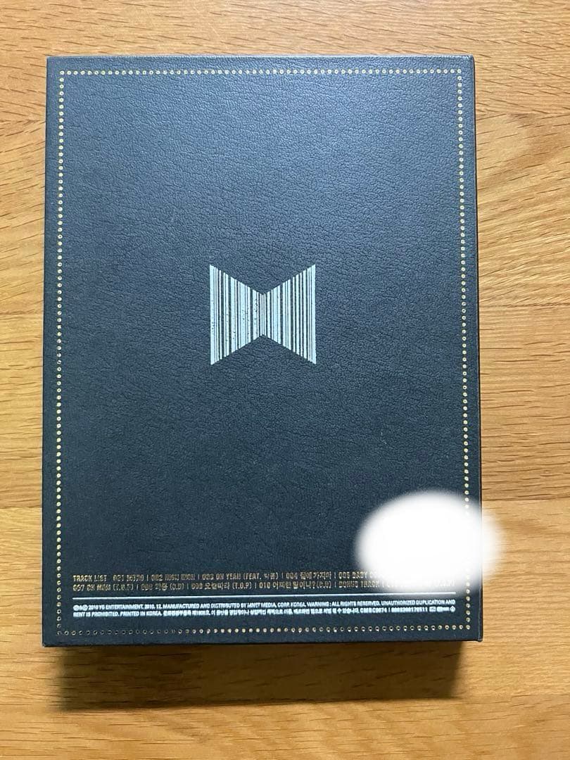 【希少・カード付】GD&TOP (BIGBANG) 1stアルバム 青ロゴ