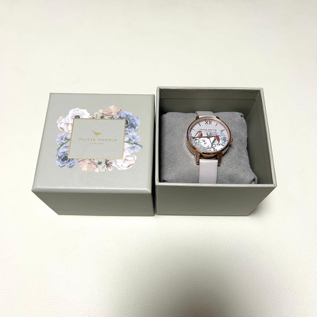 【OLIVIA BURTON】伊勢丹新宿店限定 腕時計 鳥 レザーベルト