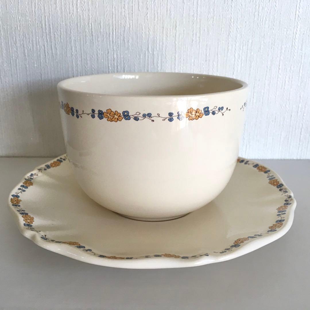 サルグミンヌ　アンファンリシャール　ボウル　ソーサー　フランス