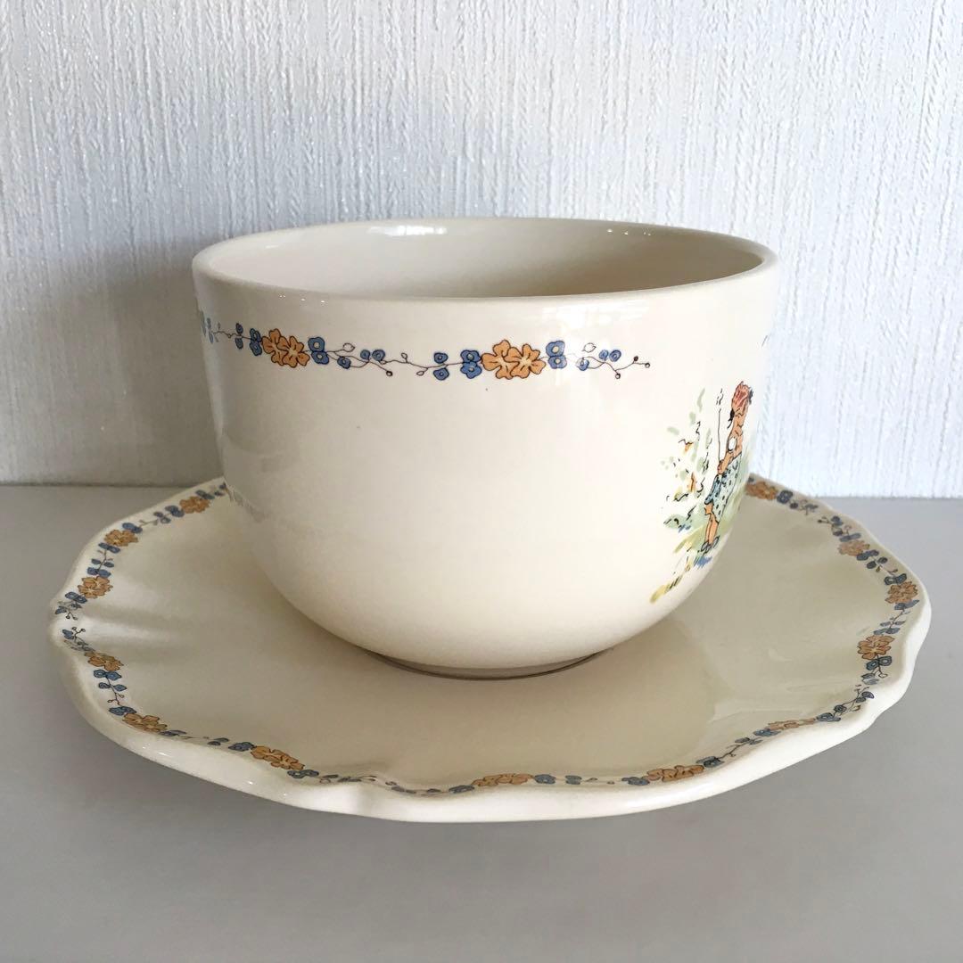 サルグミンヌ　アンファンリシャール　ボウル　ソーサー　フランス