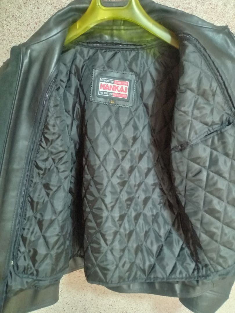 NANKAI シングルレザーライダースジャケット