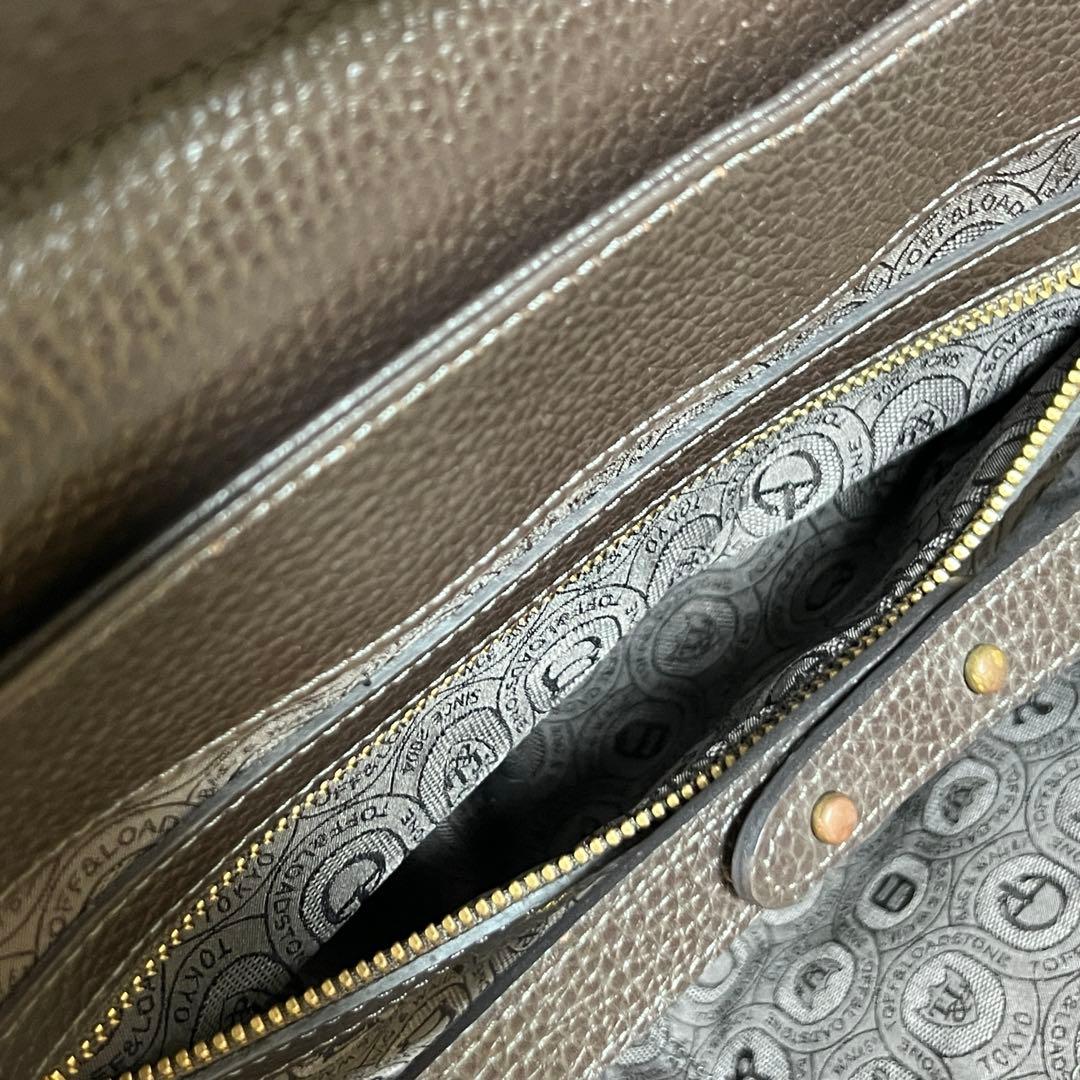 TOFF&LOADSTONE トフアンドロードストーン ダークブラウン バッグ