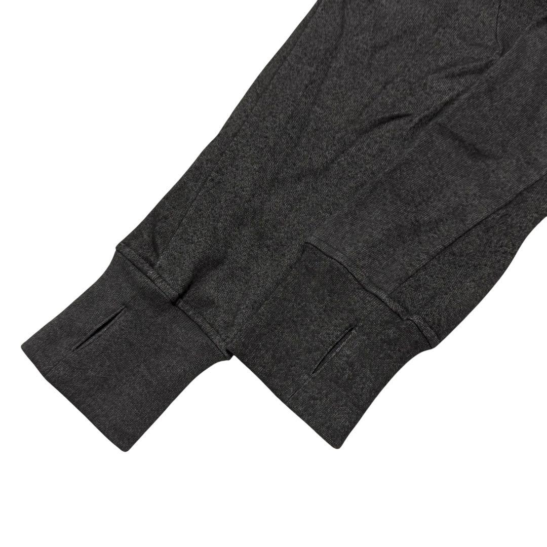 D.HYGEN 無撚糸 裏毛 ジップアップ ハイネック ジャケット ブルゾン 2