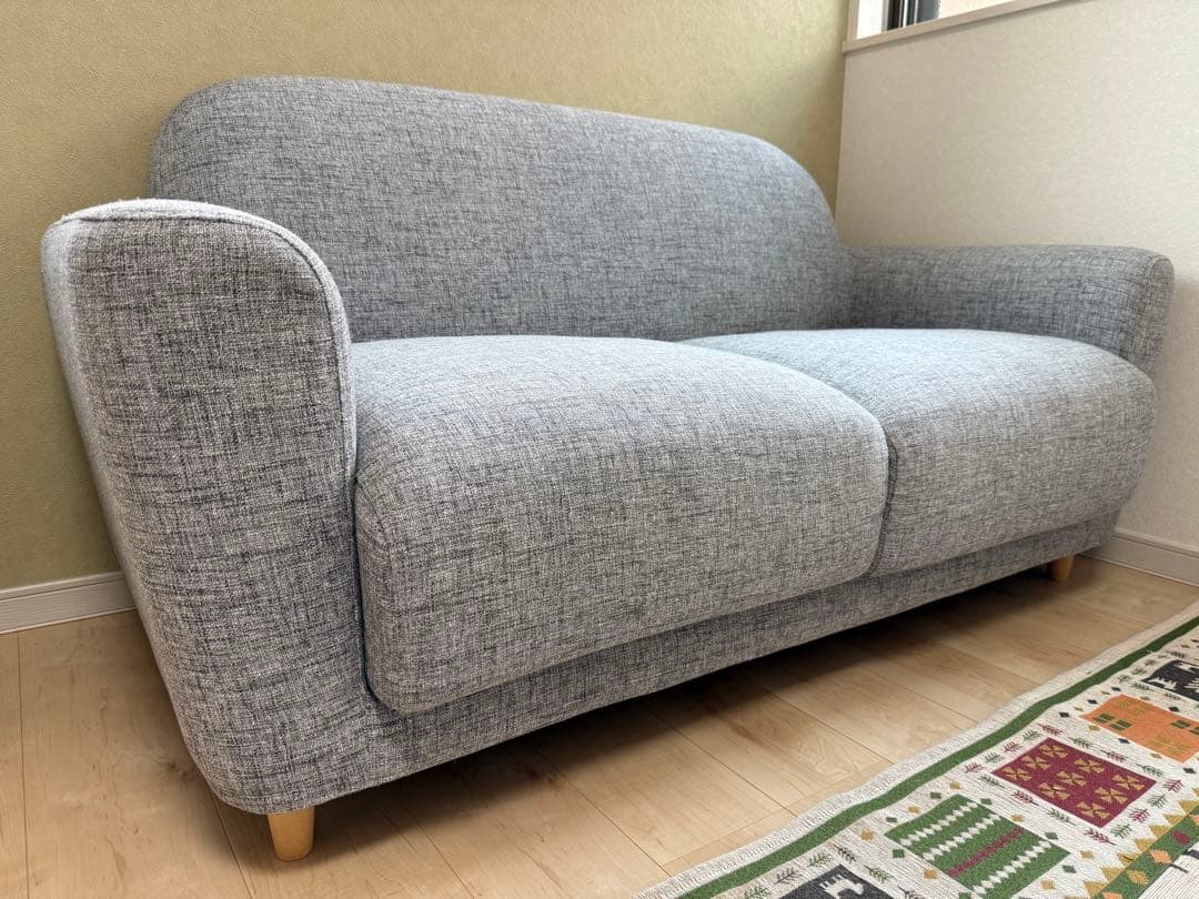 【送料込み】Francfranc ヌボラソファーグレー　旧デザイン