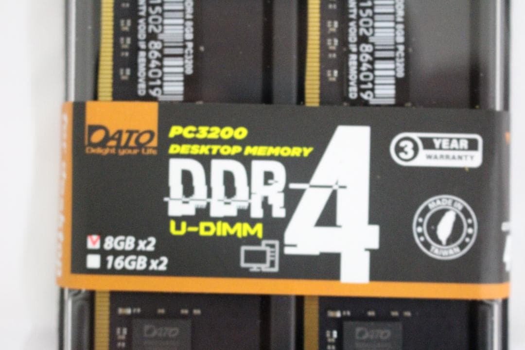 【新品未開封】DATO DDR4-3200 16GB 8GBx2枚 ③