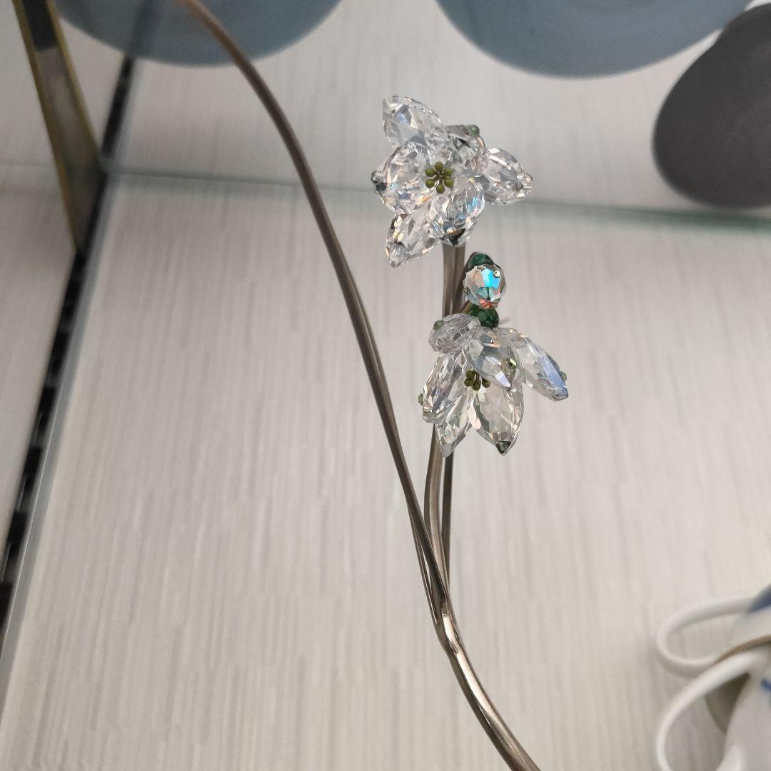 人気の花シリーズ超貴重！ 【スワロフスキー】スノードロップ