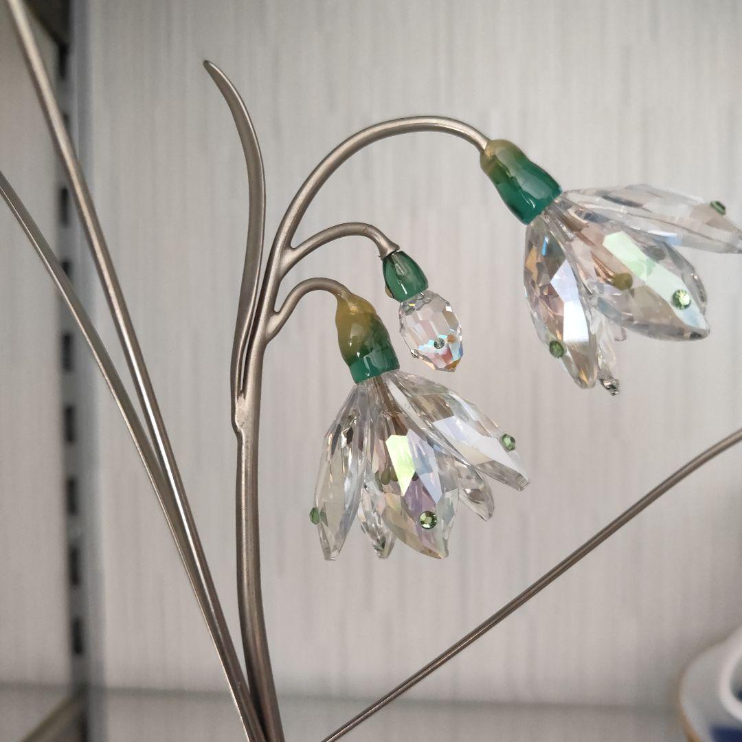 人気の花シリーズ超貴重！ 【スワロフスキー】スノードロップ