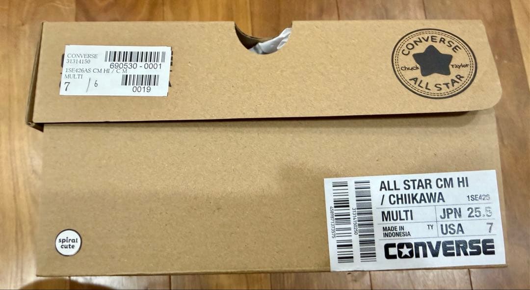 新品　ちいかわ× コンバース　マルチ　スニーカー　25.5cm