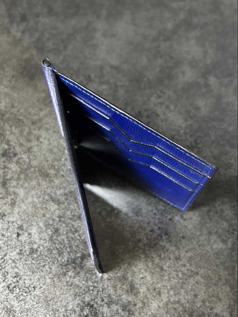 Valextra/ヴァレクストラ/マネークリップ/ロイヤルブルー