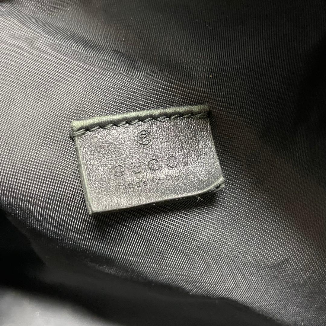 ハ*ム様 GUCCI シェリーライン　ボディバッグ　ブラック