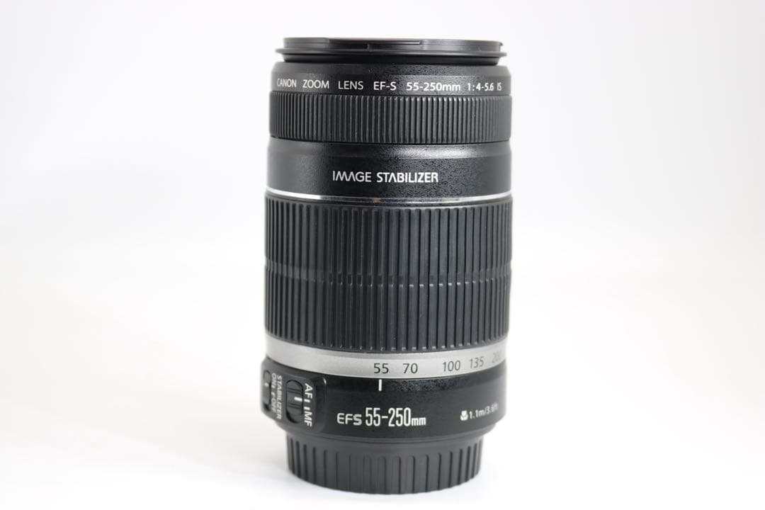 超美品 【Canon EF-S 55-250mm F4-5.6 IS】 安心保証
