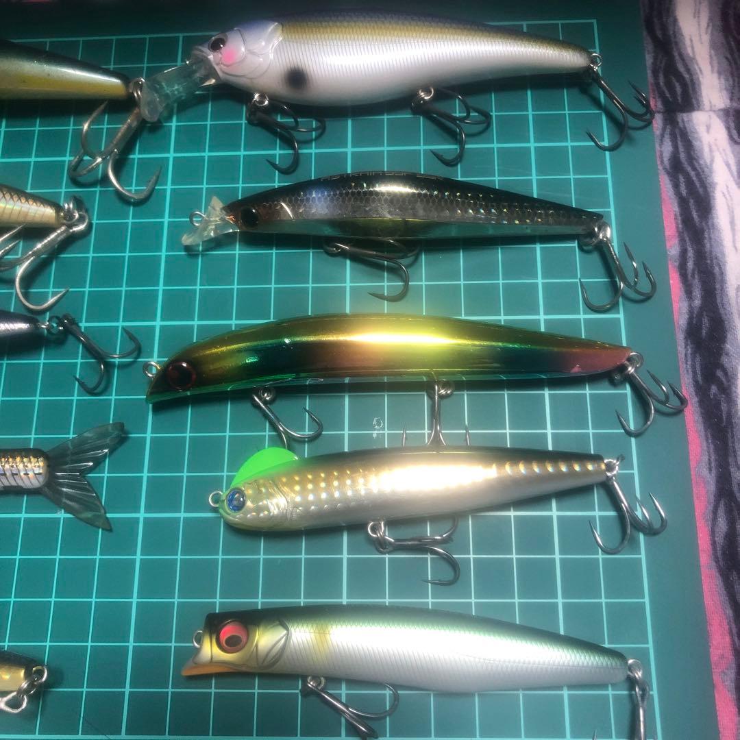 シーバス ルアー いろいろ10個セット　トップからビッグまで　バラ売り不可