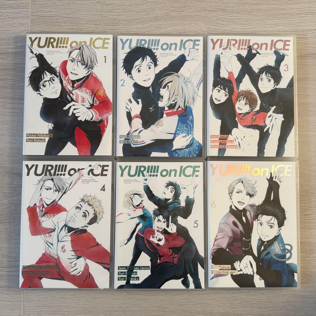 【正規品】ユーリ‼︎! on ICE 全6巻セット 収納BOX おまけ付き