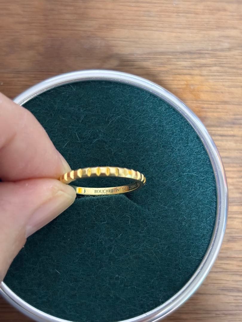 【最終お値下げ】Boucheronクル ド パリ リングスモールYG