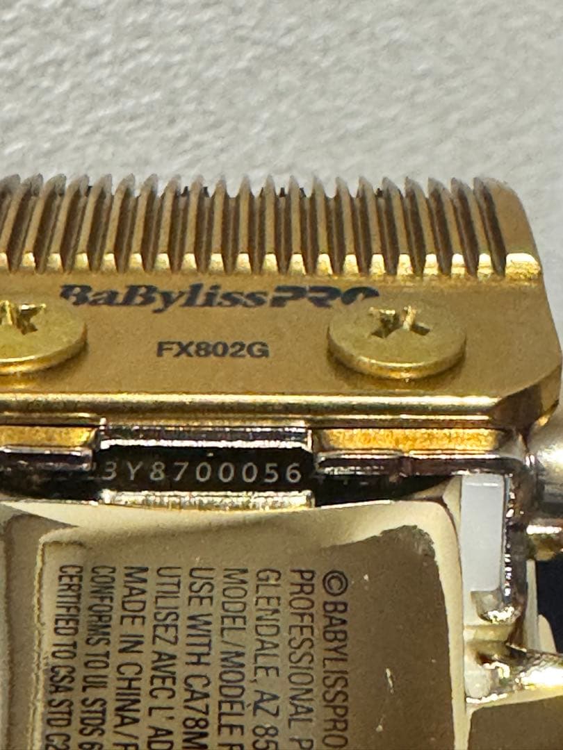 新品 BaByliss Pro FX870G バリカンベビリス　クリッパー