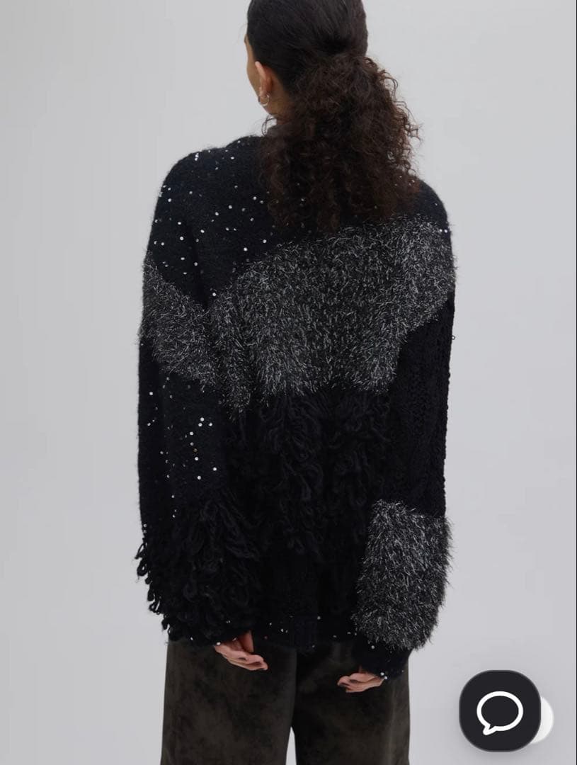 AMERI アメリ　パッチワークカーディガン