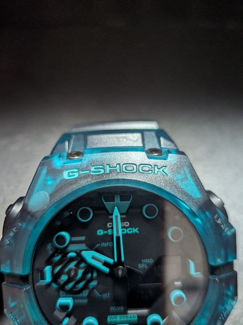 CASIO カシオ G-SHOCK ジーショック ブルースケルトン アナデジ