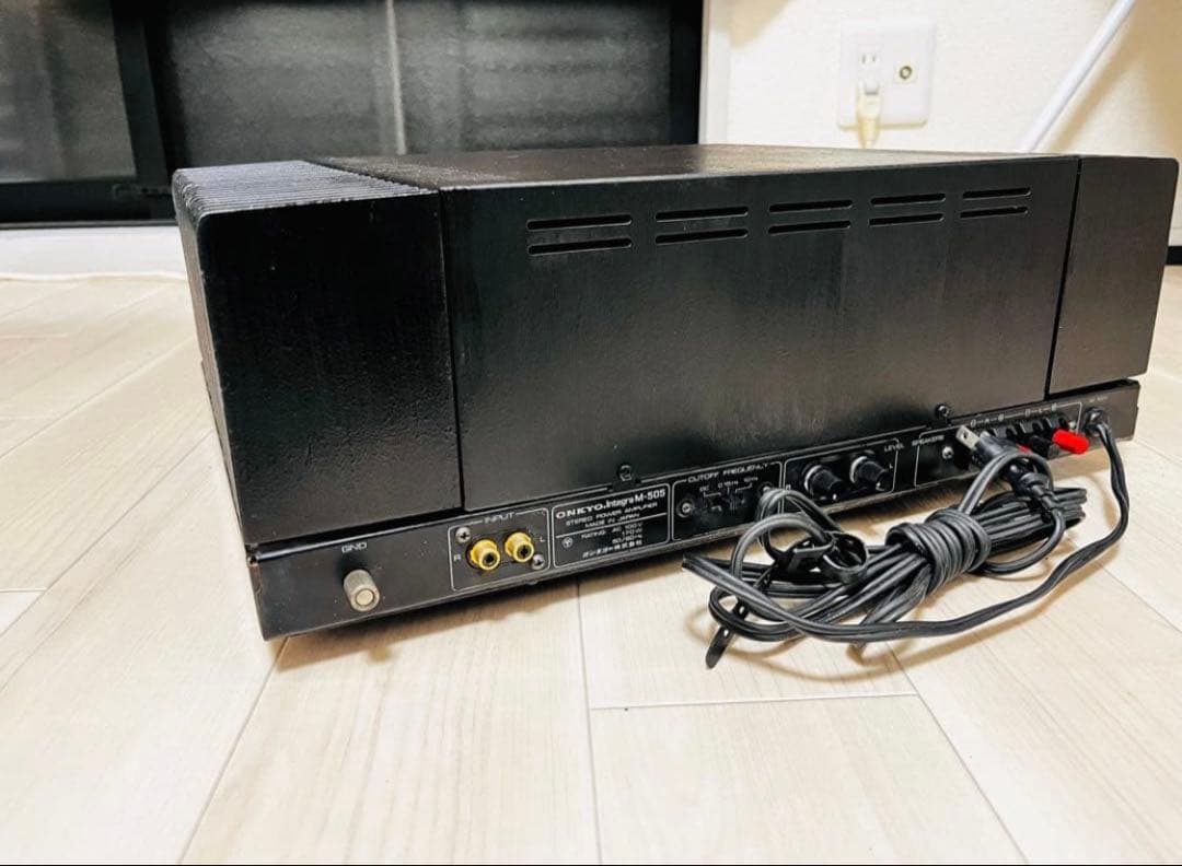 Onkyo Integra M-505 パワーアンプ　1977年頃