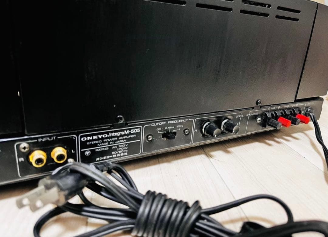 Onkyo Integra M-505 パワーアンプ　1977年頃
