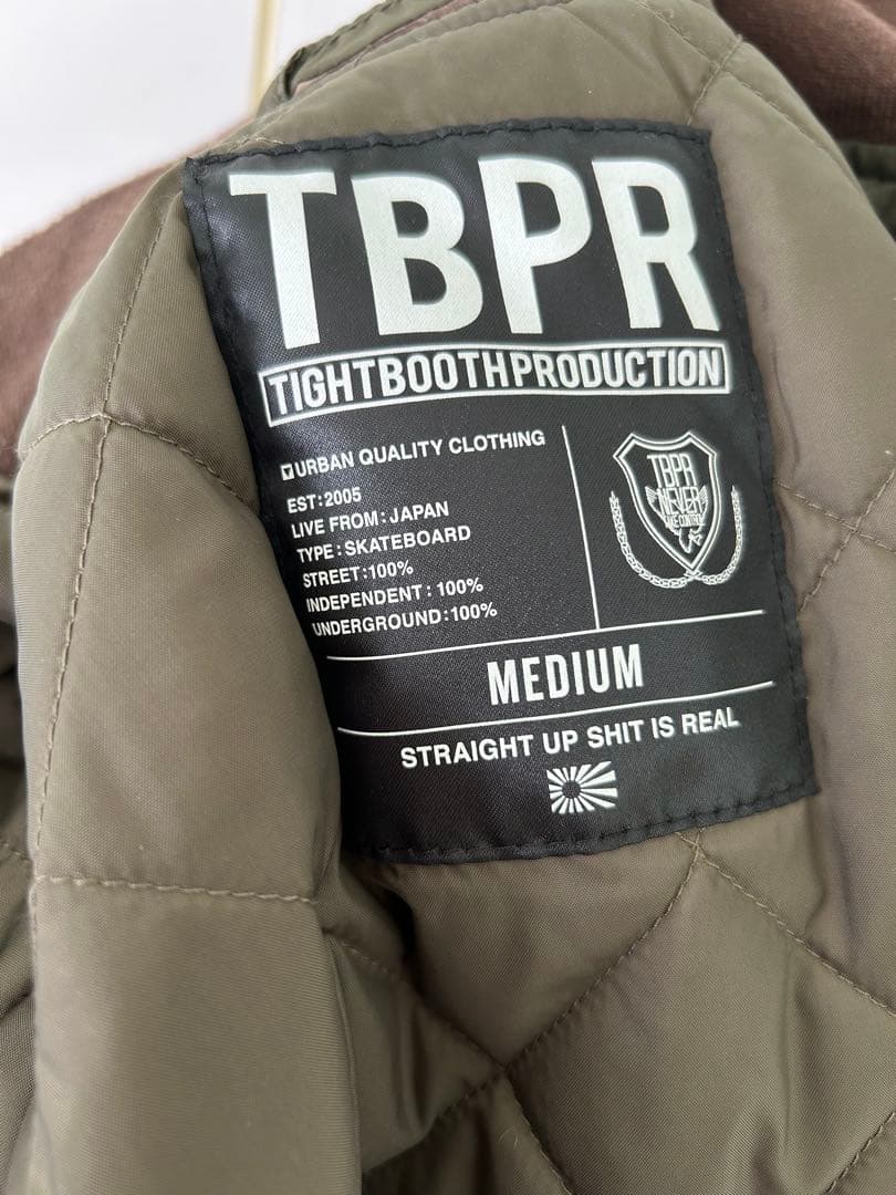 TBPR タイトブース　ミリタリージャケット　タンカース　ma-1