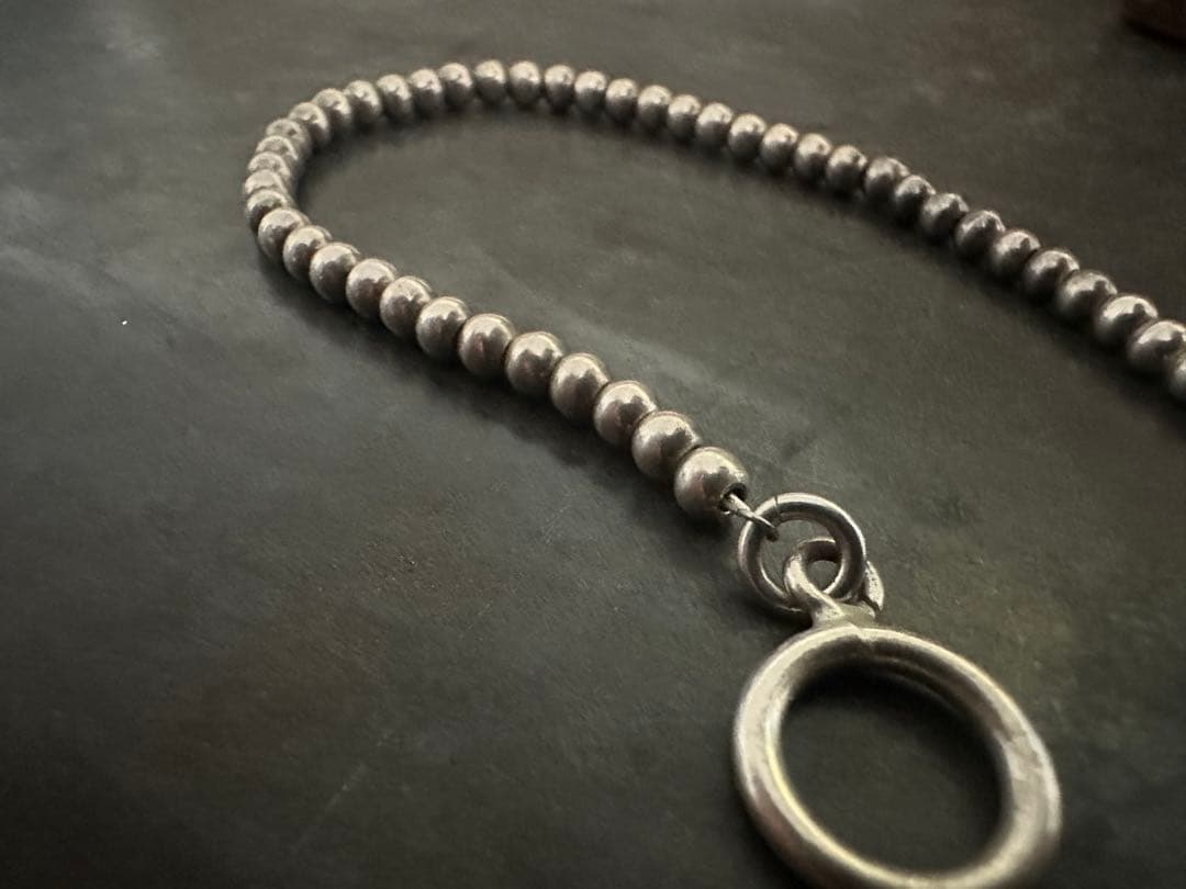 希少　ヴィンテージ　アンティーク　シルバー　925 ボール　ブレスレット