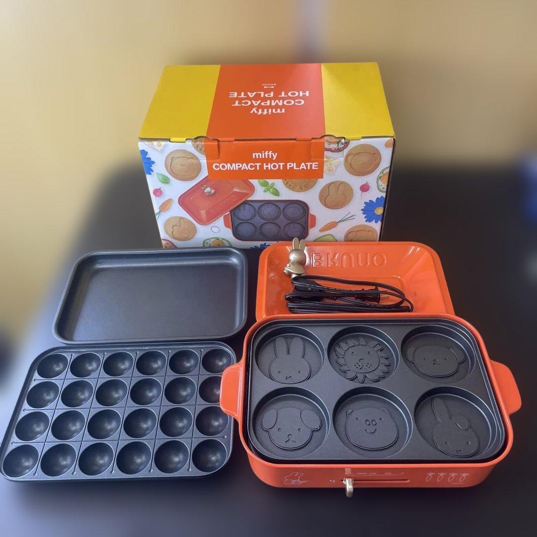 s*a様 BRUNO ミッフィー コンパクト ホットプレート パンケーキプレート