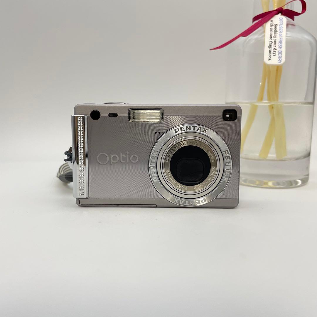 美品✨PENTAX Optio s5i✨動作確認済 スマホ転送OK 可愛すぎる♪